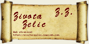 Života Zelić vizit kartica